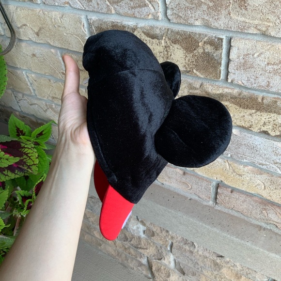 Vintage DISNEY Mickey Mouse Baseball Hat with Ears Youth Kids One Size Stretch - Picture 13 of 16